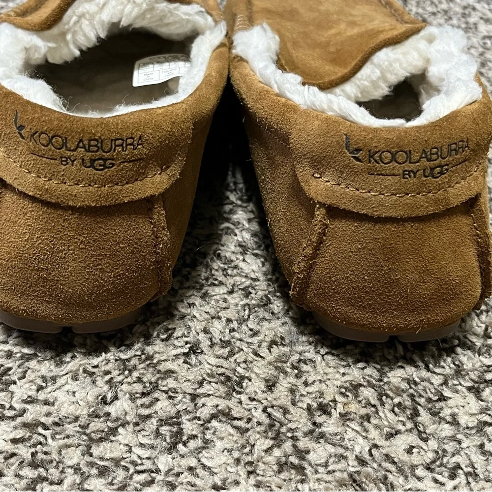 Koolaburra Men's Suede Slip-On Moccasins in Tan Size 11